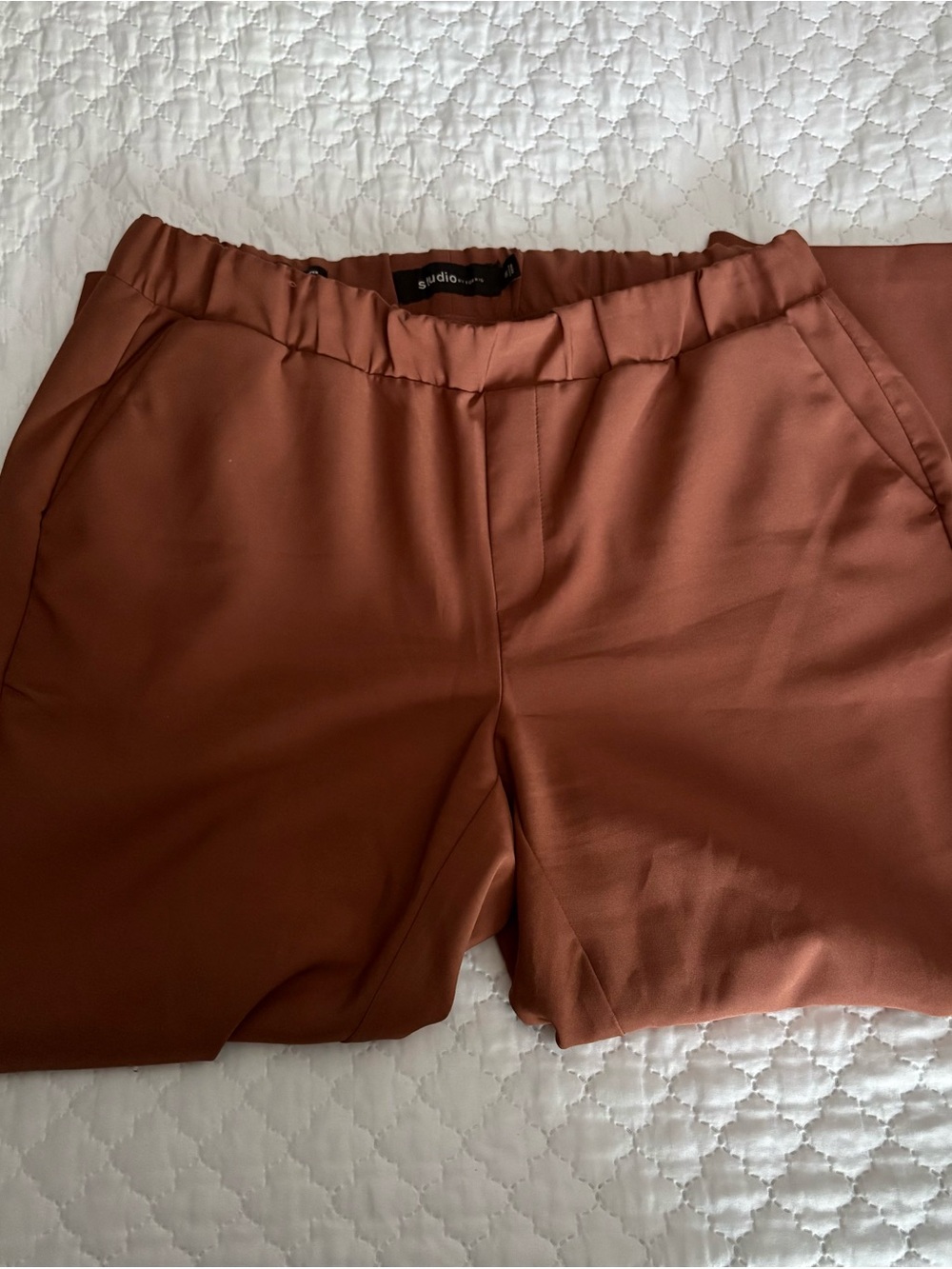 torrid Rust Brown High-Waist Ponte Shorts